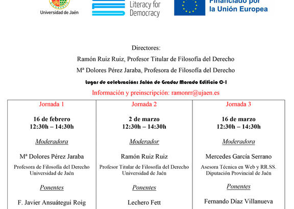 Programas de las jornadas.