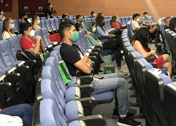 Jornada de recepción de estudiantes internacionales de la UJA celebrada en octubre.