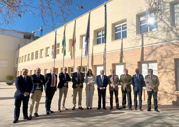 Participantes en la reunión mantenida en la Universidad de Jaén.