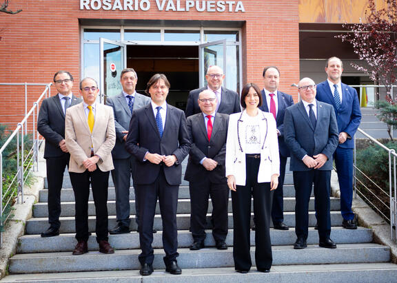 Rectores andaluces, con la ministra de Ciencia, Innovación y Universidades.