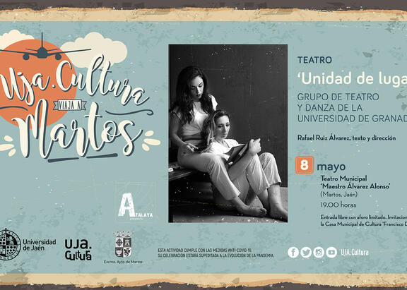 Cartel de la obra de teatro 'Unidad de lugar'.