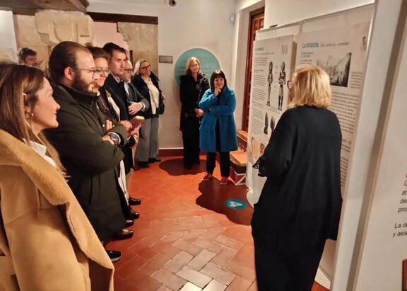 Inauguración de la exposición.