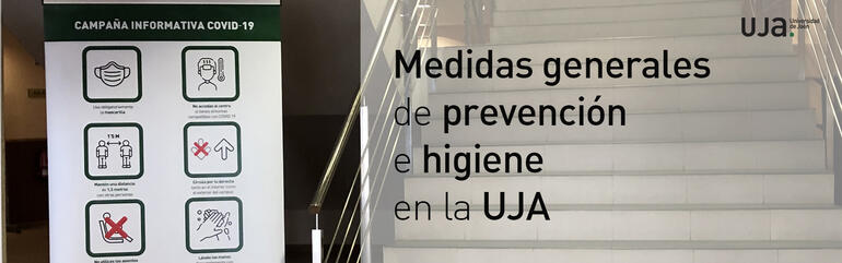 Medidas generales de prevención e higiene en la UJA