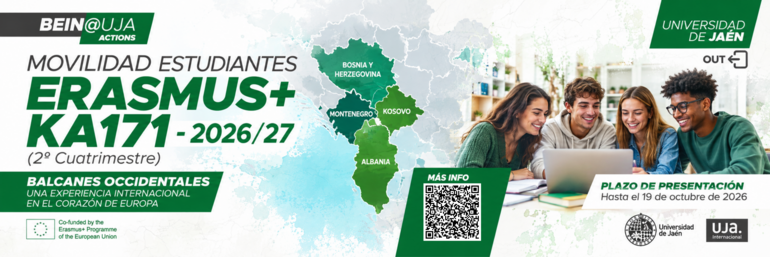 Convocatoria Movilidad Estudiantes Erasmus+ KA171 - 2026/27 (2º Cuatrimestre)